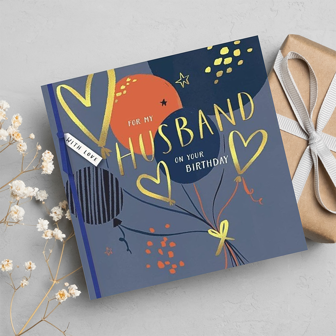 Happy Birthday Bday Husband Greeting Card