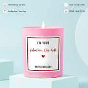 Scented Candle - I'm your Valentine's Day Gift, Pink
