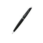 Personalised Cross ATX® Basalt Black with Polished Chrome Appointments Ballpoint Pen