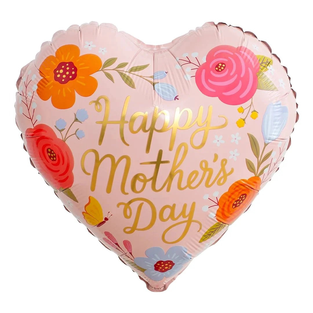 Mothers Day - Heart Foil Balloon