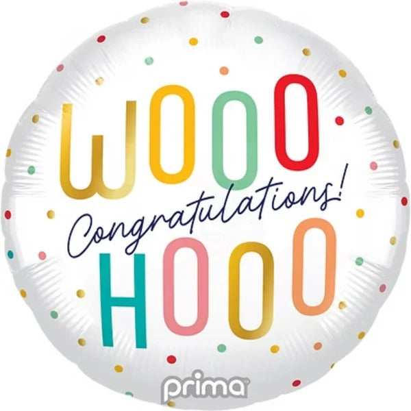 Congratulations, Round Foil Balloon