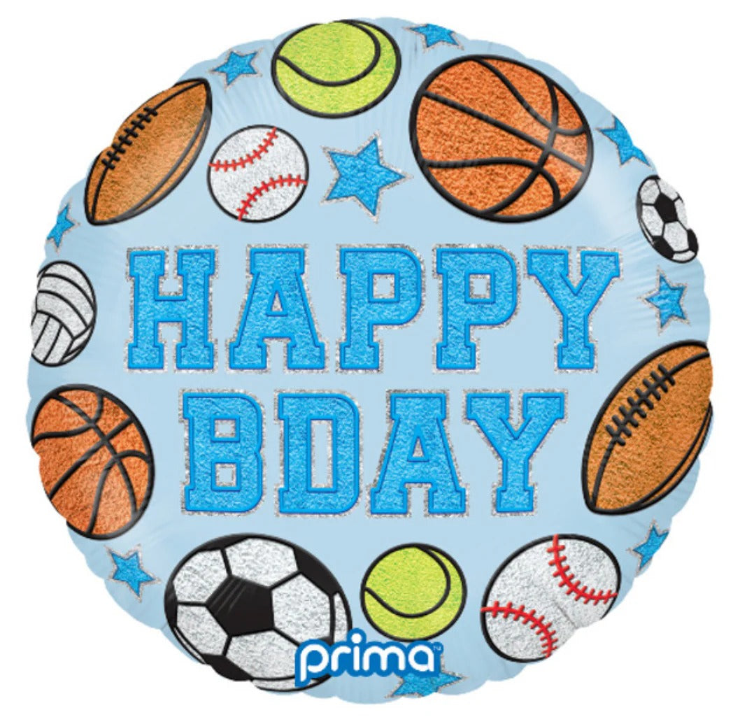 18" Doodle art Theme Birthday Balloon