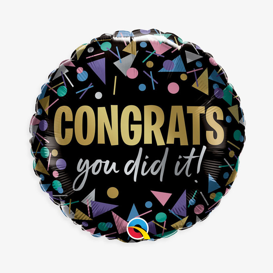 Congratulations, Round Foil Balloon