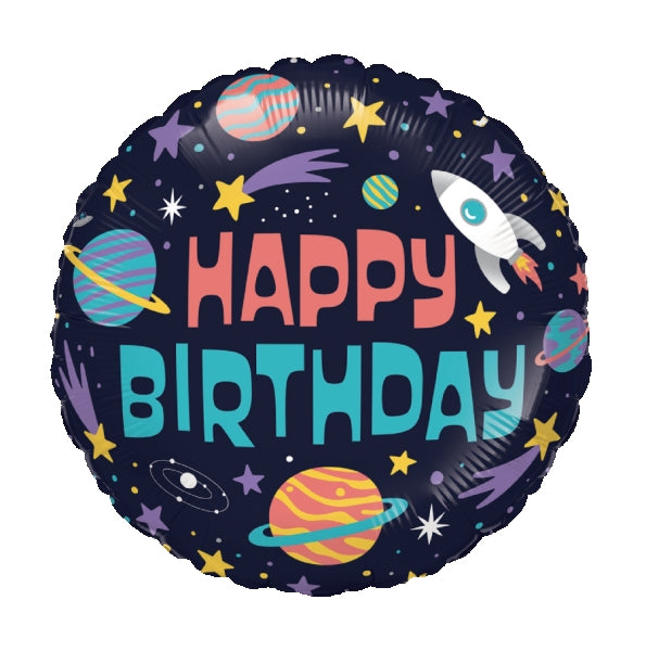 18" Doodle art Theme Birthday Balloon