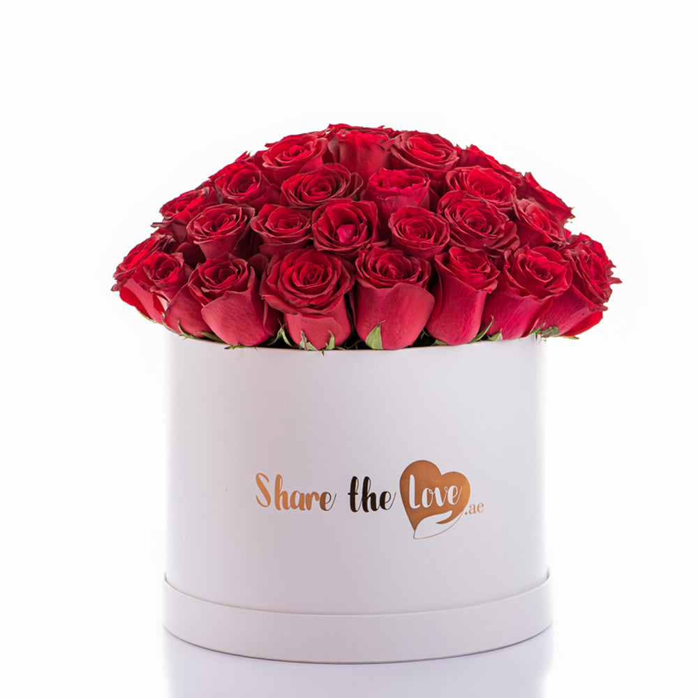 Deluxe Red Roses Box