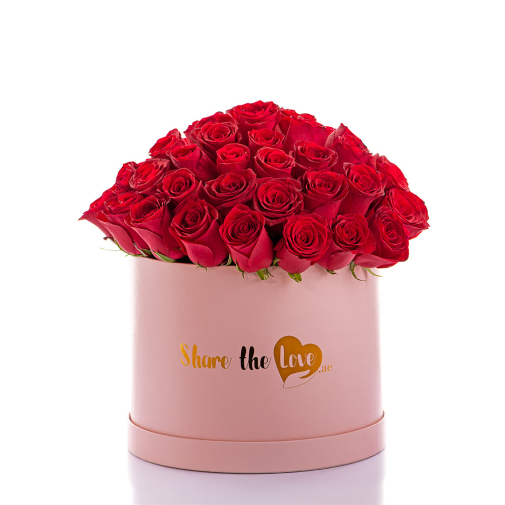Deluxe Red Roses Box