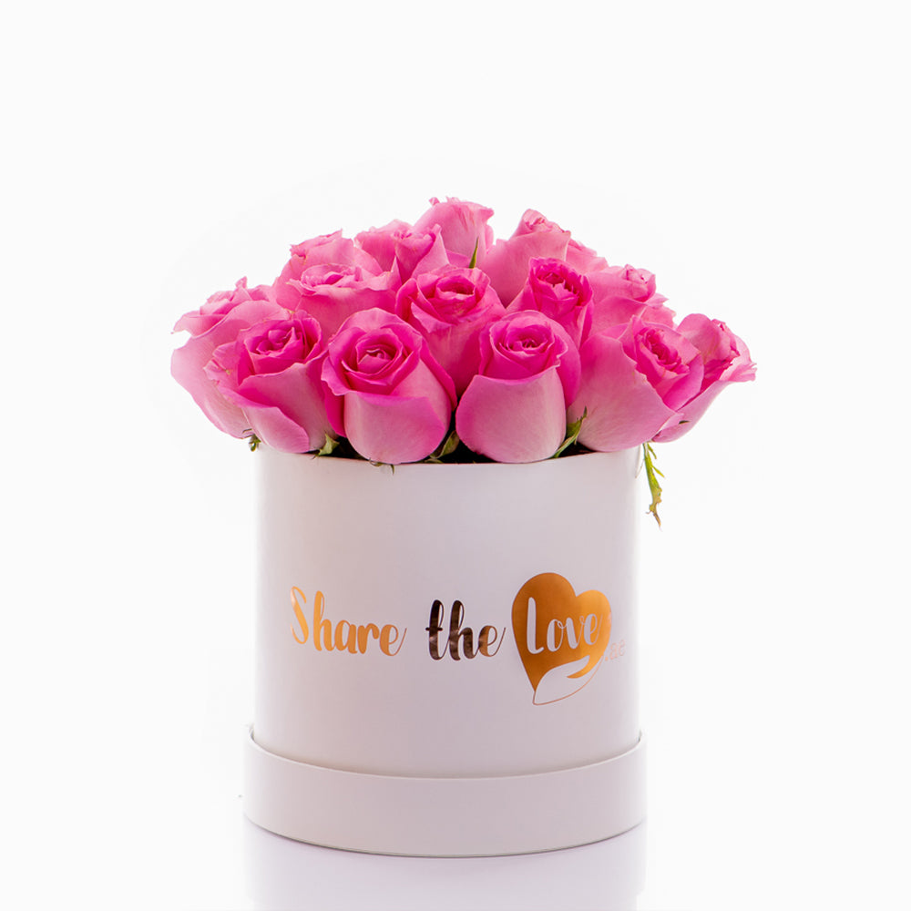 Pink Roses Box