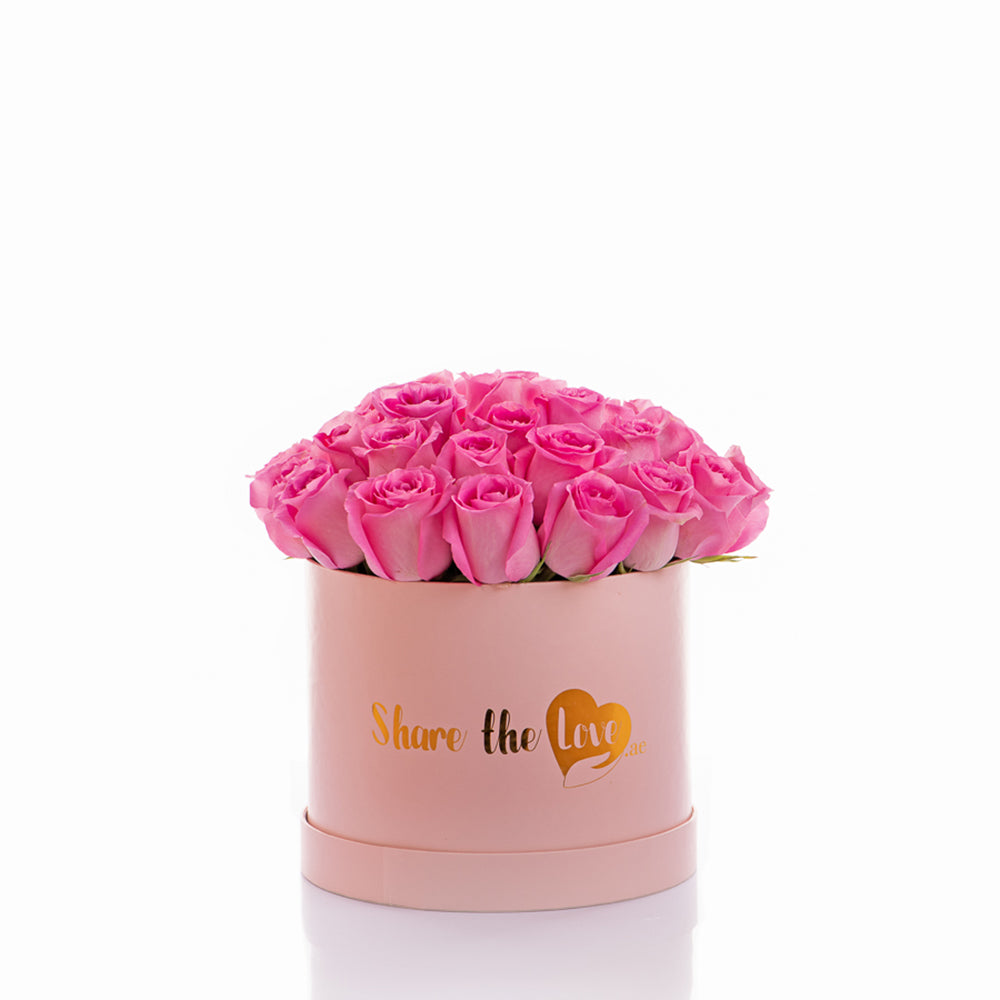 Pink Roses Box