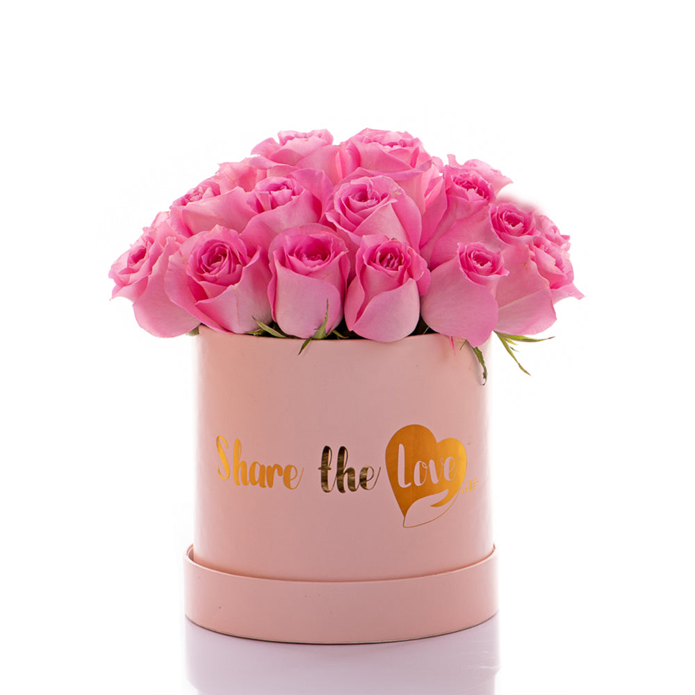 Pink Roses Box