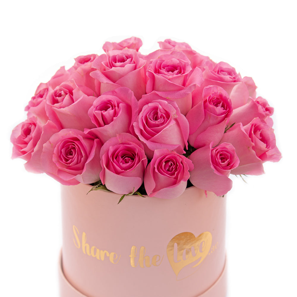 Pink Roses Box