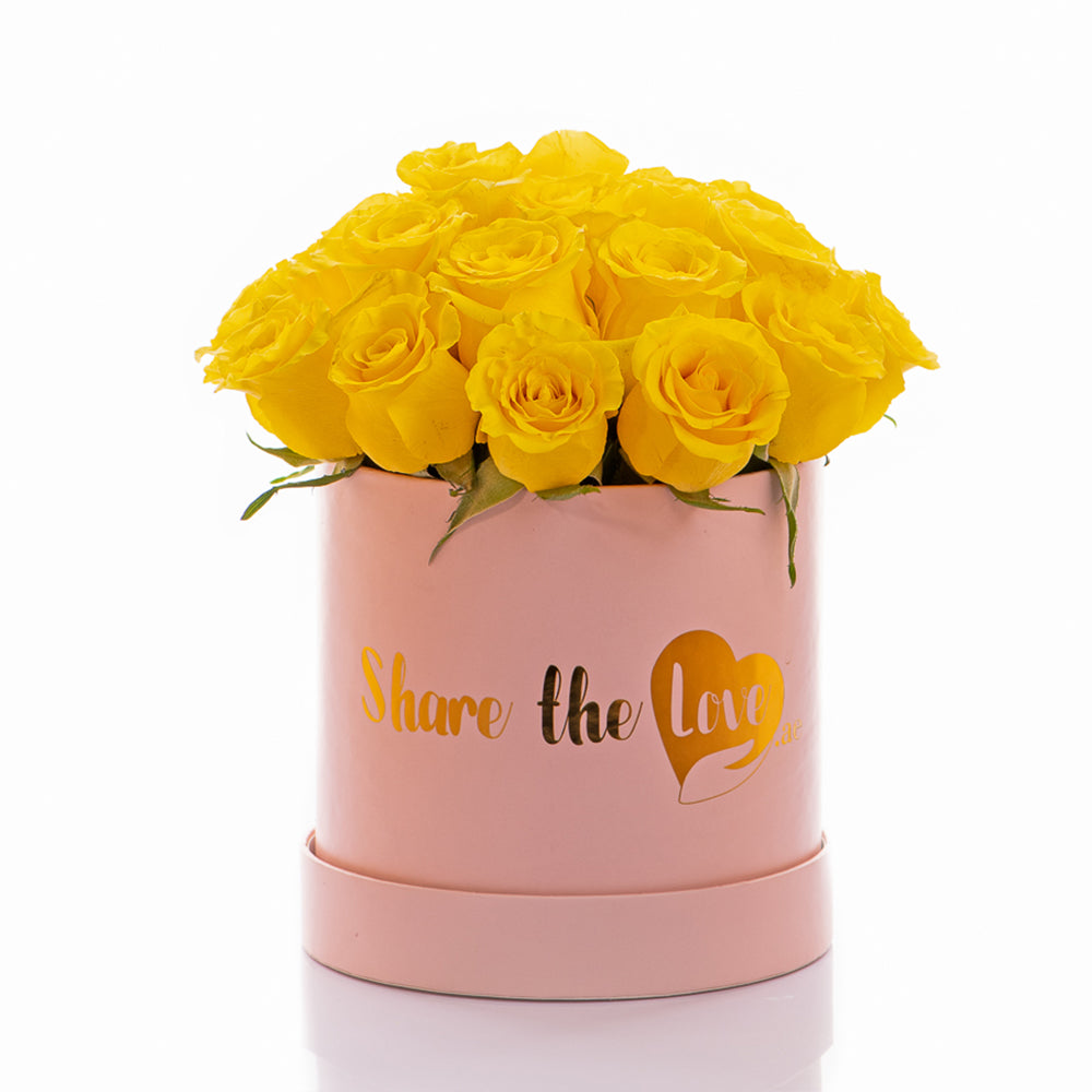 Yellow Roses Box