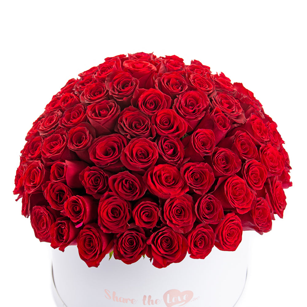 Deluxe Red Roses Box