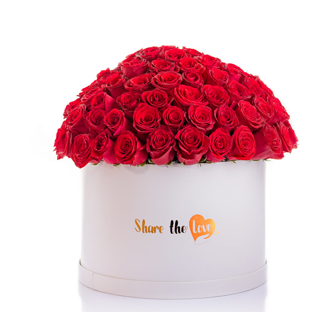 Deluxe Red Roses Box