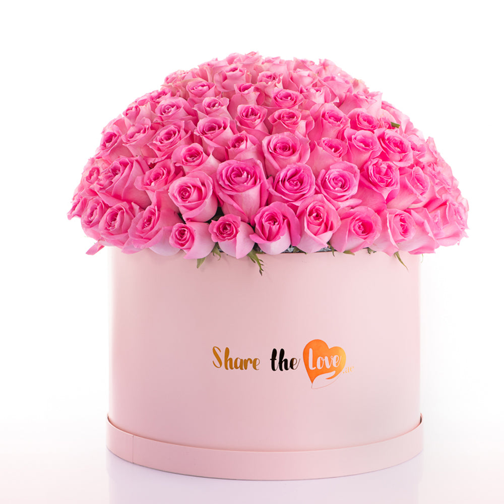Pink Roses Box