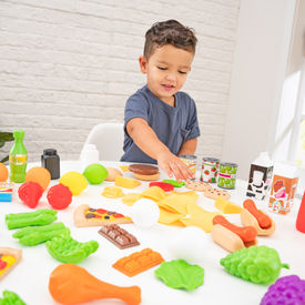 Kidkraft Deluxe Tasty Treats Pretend Food Sets (115 PCS)