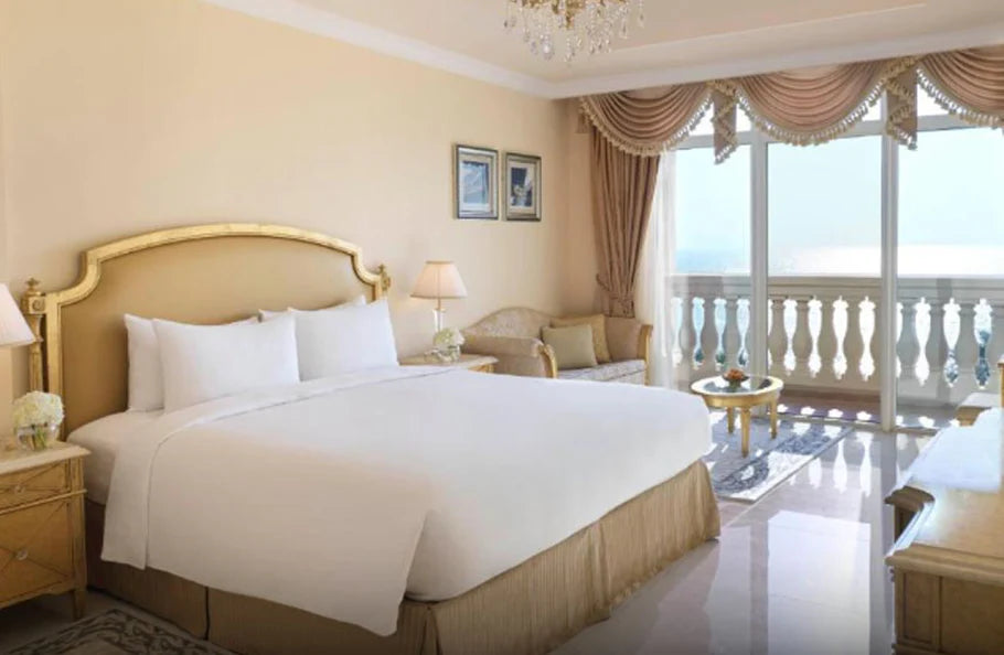Royal Staycation at Kempinski Palm Jumeirah: One-Night Ocean Suite Stay with Breakfast for Up to Four