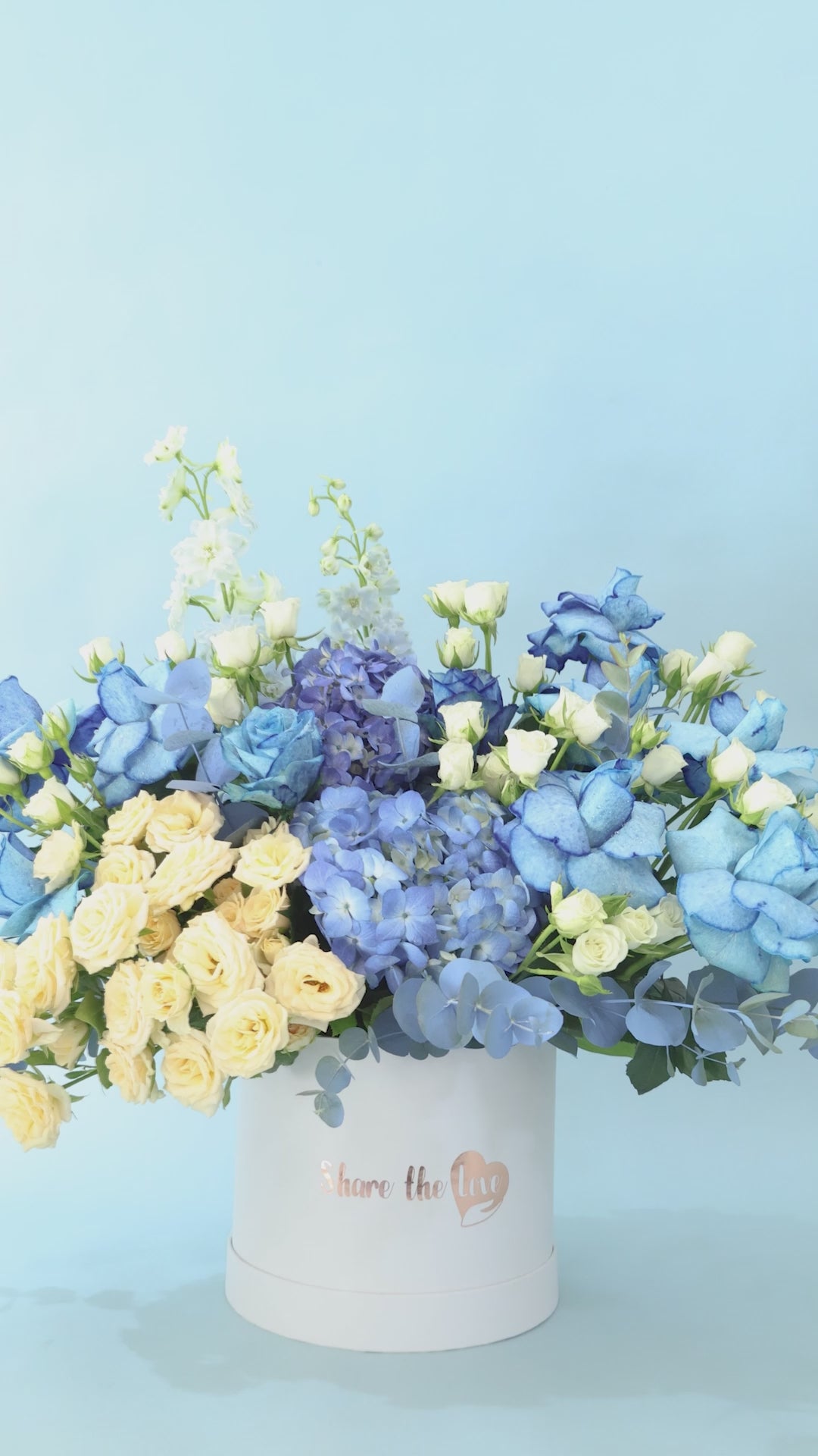 Load video: Blue Horizon Bouquet