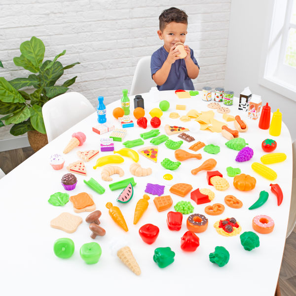 Kidkraft Deluxe Tasty Treats Pretend Food Sets (115 PCS)