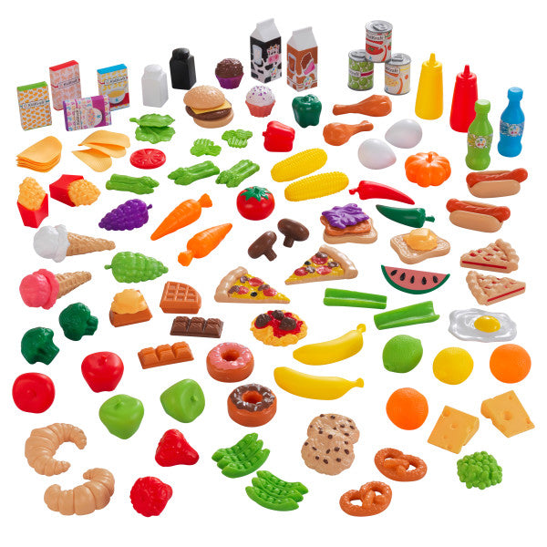 Kidkraft Deluxe Tasty Treats Pretend Food Sets (115 PCS)