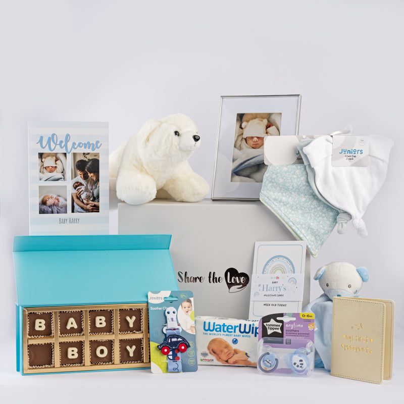 Welcome Baby Boy - Deluxe Hamper