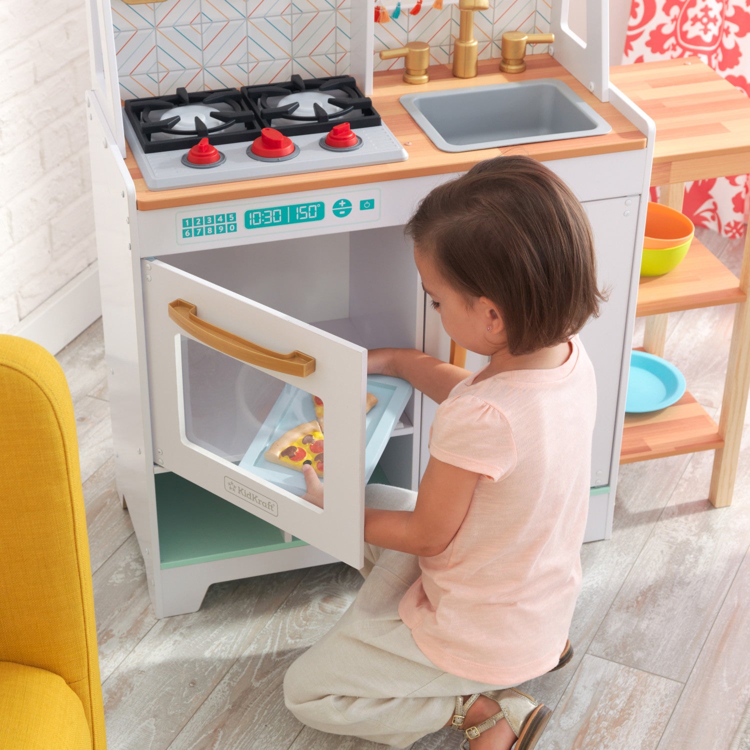 Boho Bungalow Wooden Play Kitchen