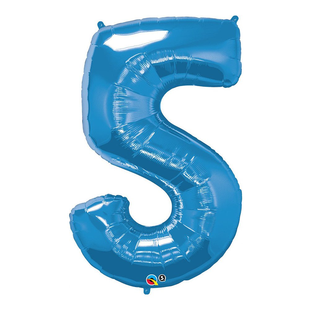 Blue Large Numbered Balloon ( All Numbers Available)