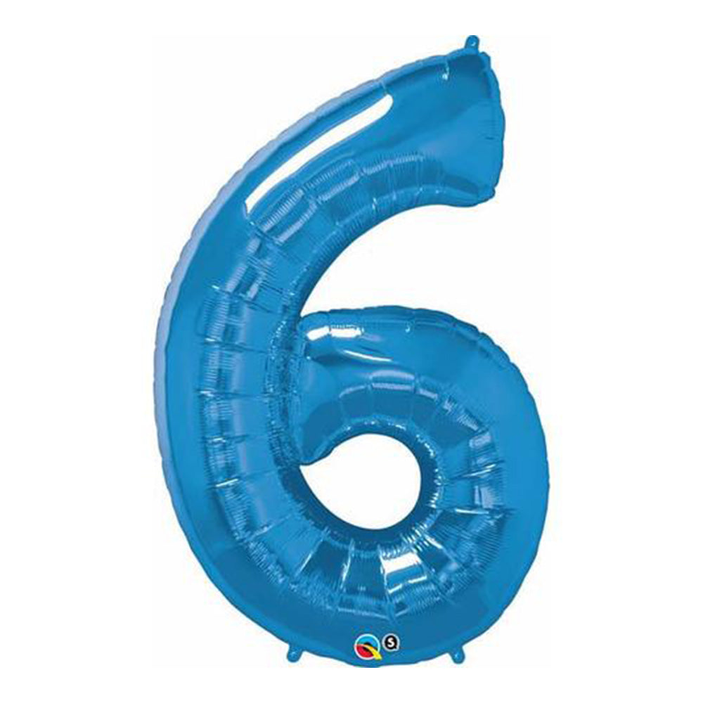Blue Large Numbered Balloon ( All Numbers Available)
