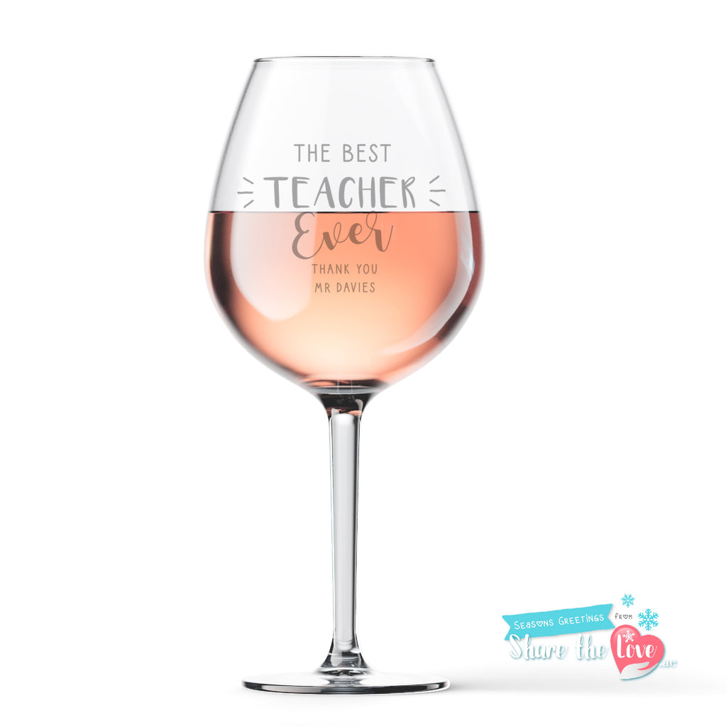 Teacher 2024 wine glasses