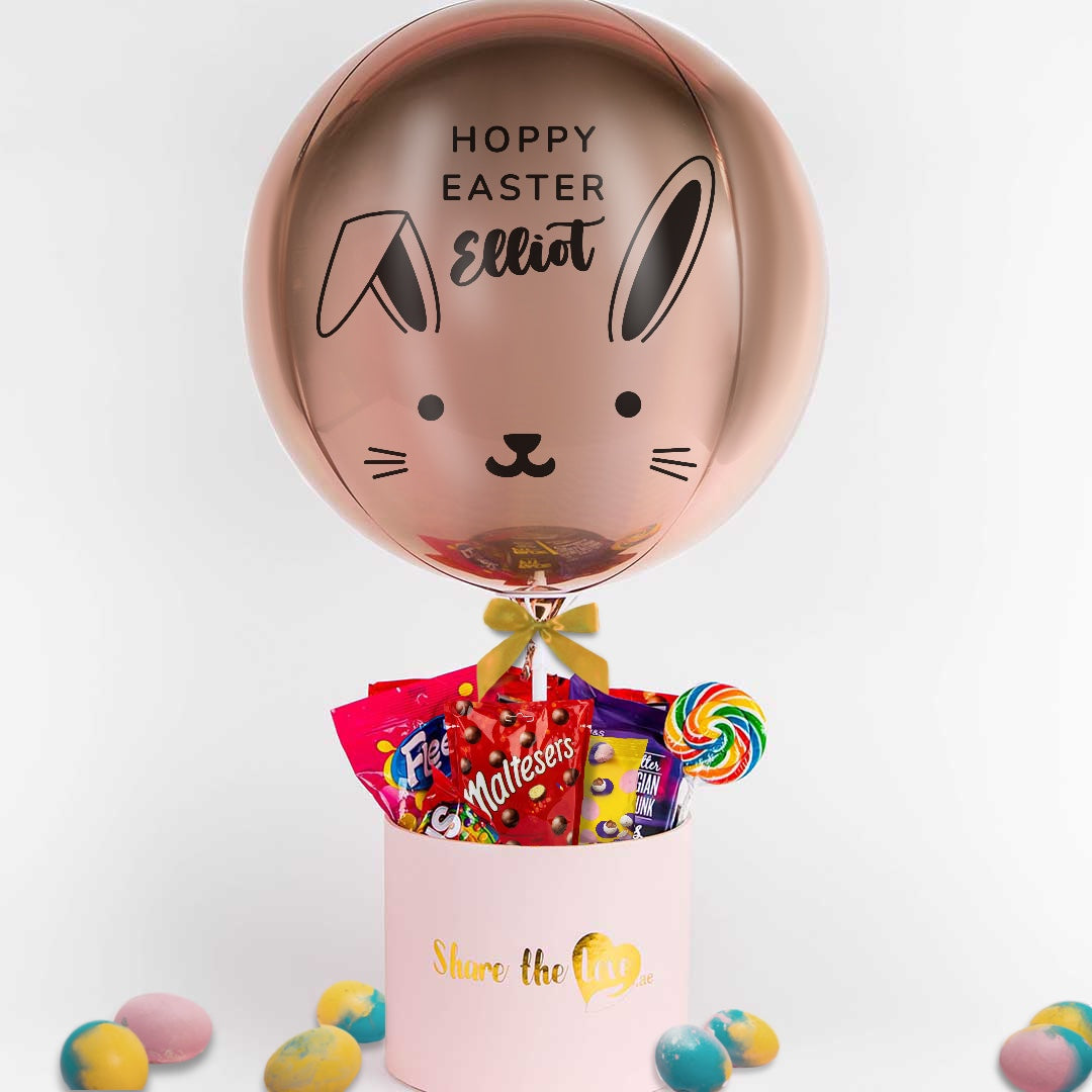 Easter - Personalised Balloon Treat Mix - Bunny Hop