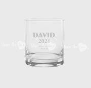 Personalised Name Whiskey Glass