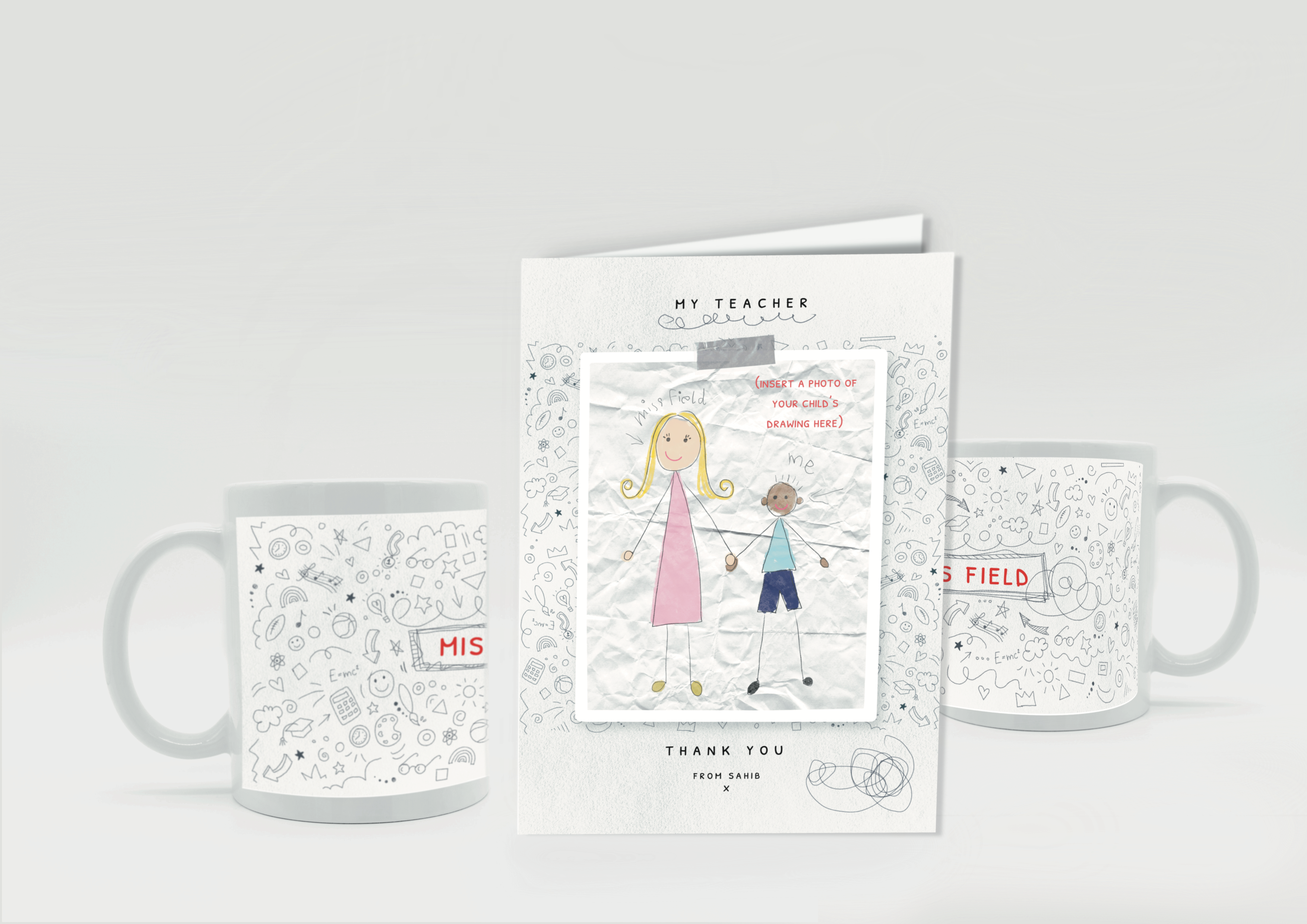 Doodle Mug Gift Teacher Set