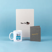 Father's Day Personalised Designer Mug & Passport Holder Set