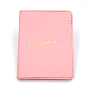 Passport Holder - Living My Best Life - Pink