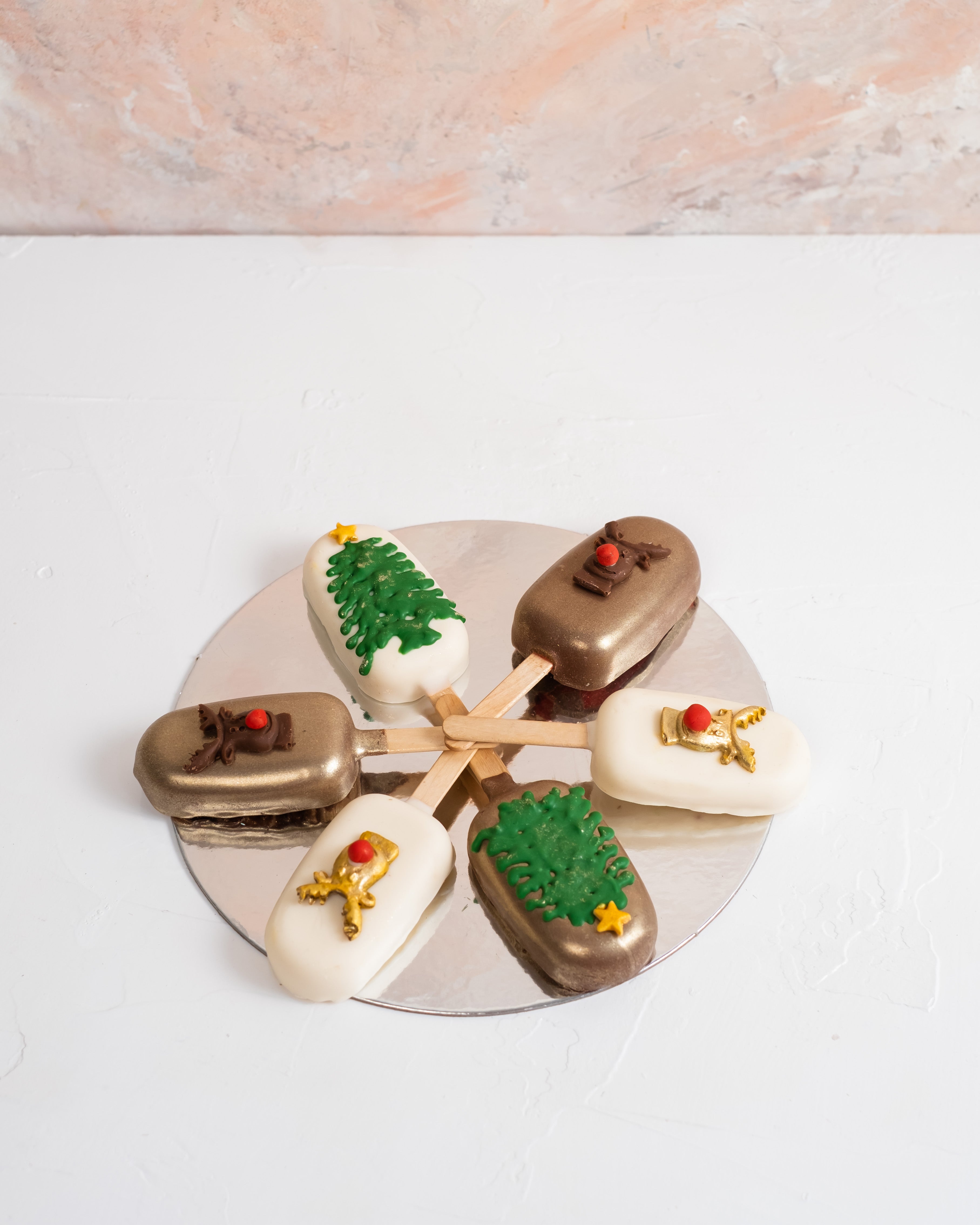 Reindeer and Tree Cakesicles