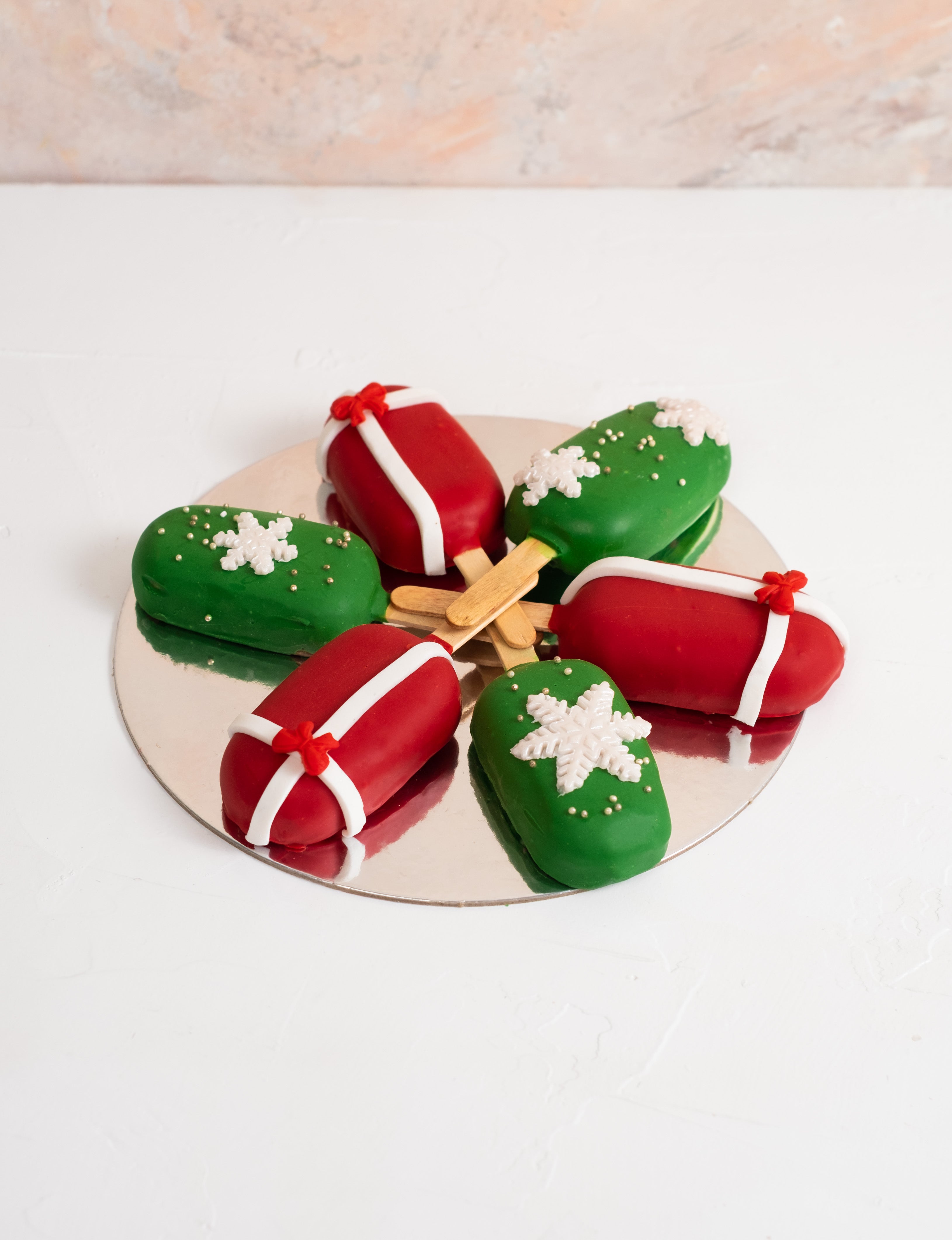 Christmas Cakesicles