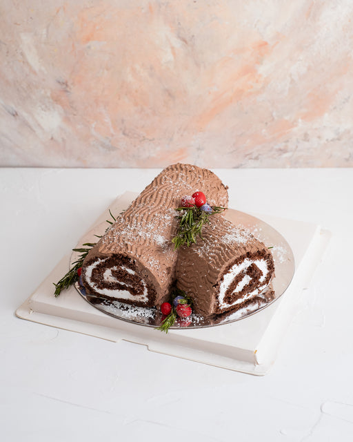 Yule log Cake