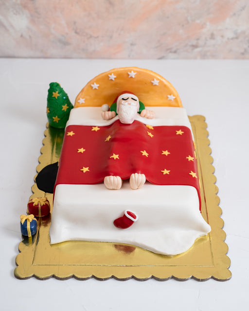 Sleeping Santa Cake