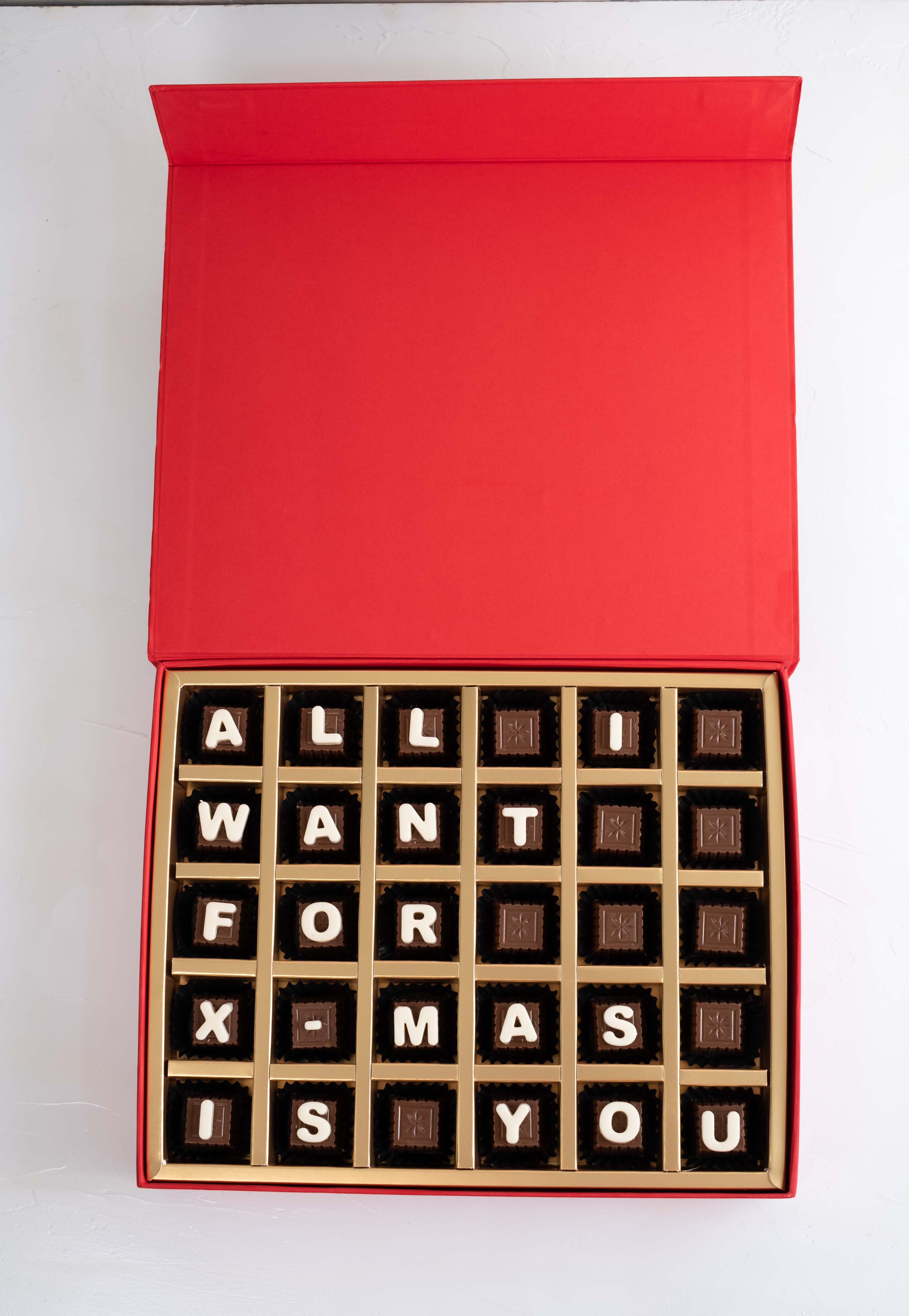 30pcs XMAS Customizable CHOCOLATE BOX