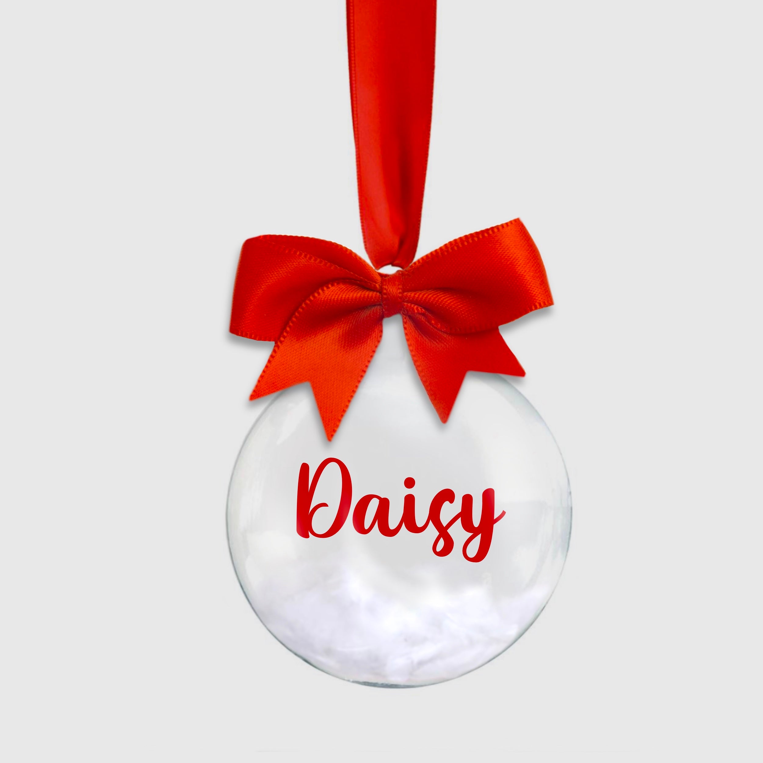 Swirl Font Baubles