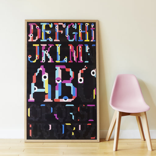 Sticker Poster - Alphabet