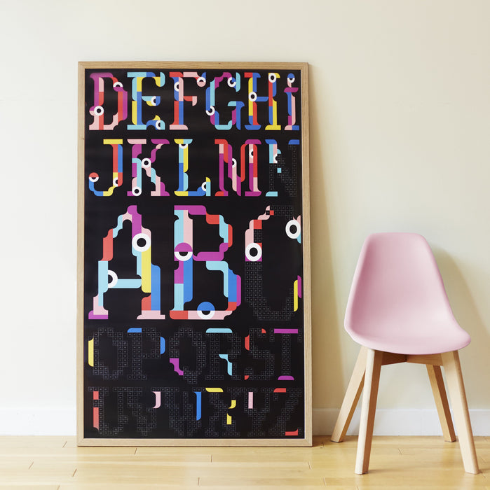 Sticker Poster - Alphabet