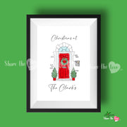 Personalised Festive Door Frame