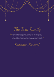 Ramadan Greeting Card