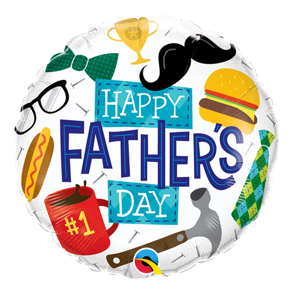 18" Happy Father's Day Helium Balloon