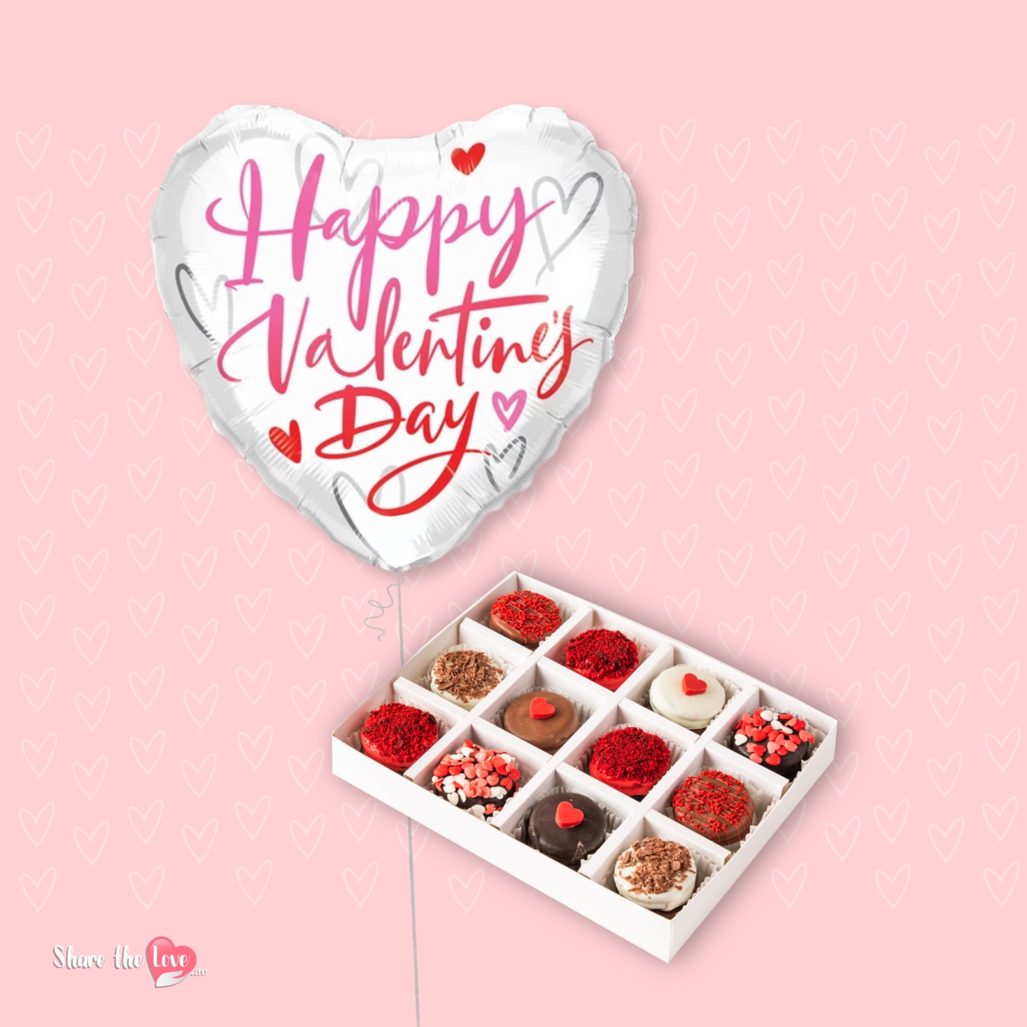 Chocolate Oreos & Vday Balloon