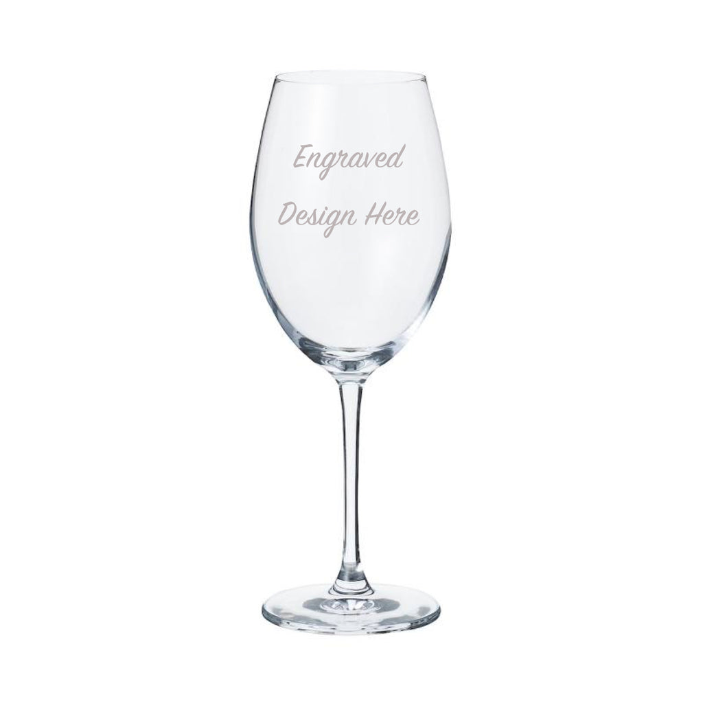 Engraved Any Message Here Wine Glass