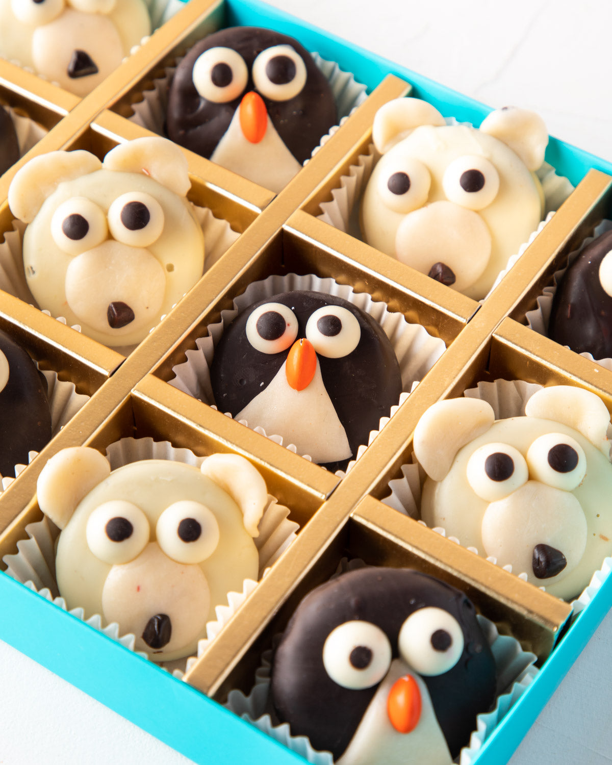 Penguin and Polar Bear Oreos