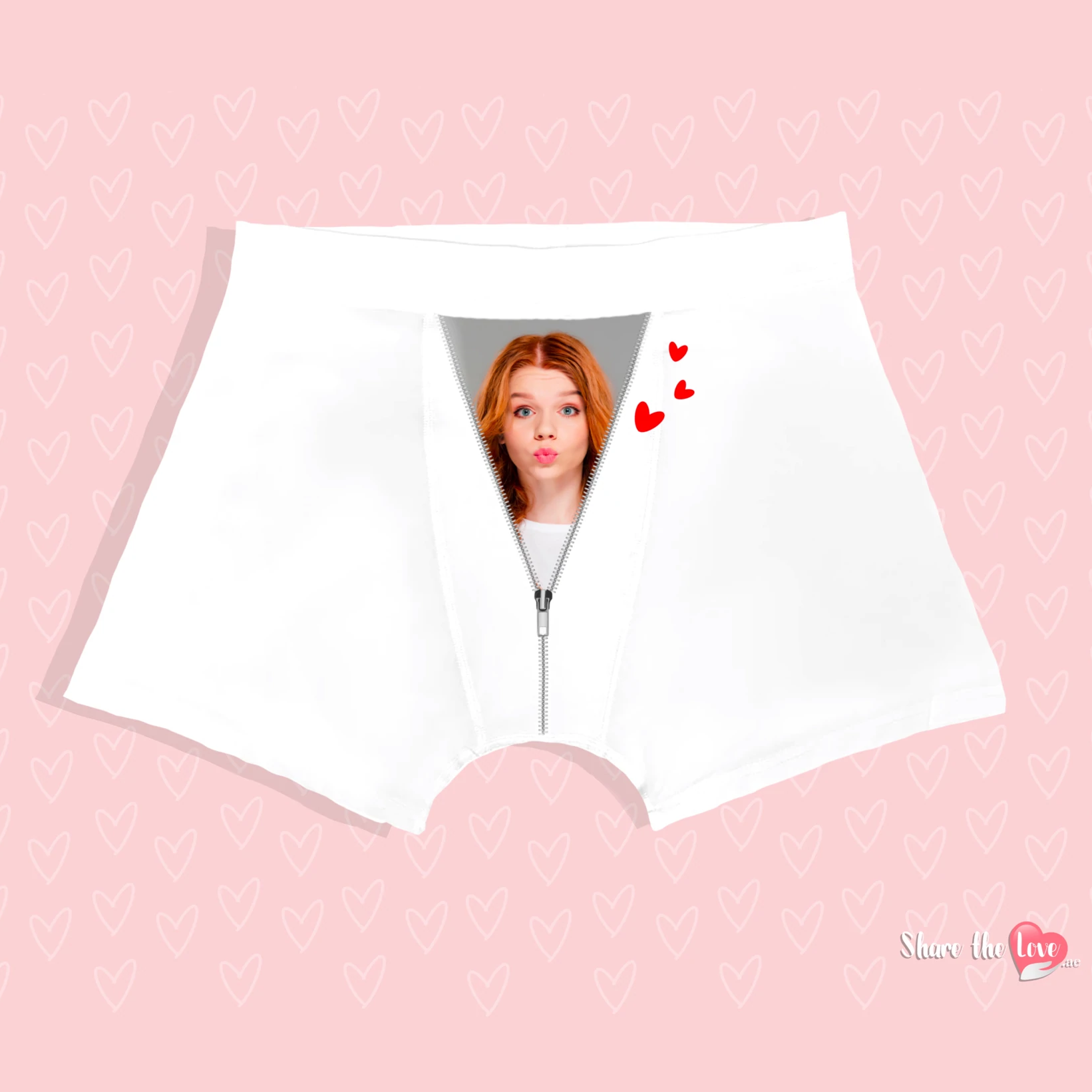 "Zipper" Personalised Mens Boxers