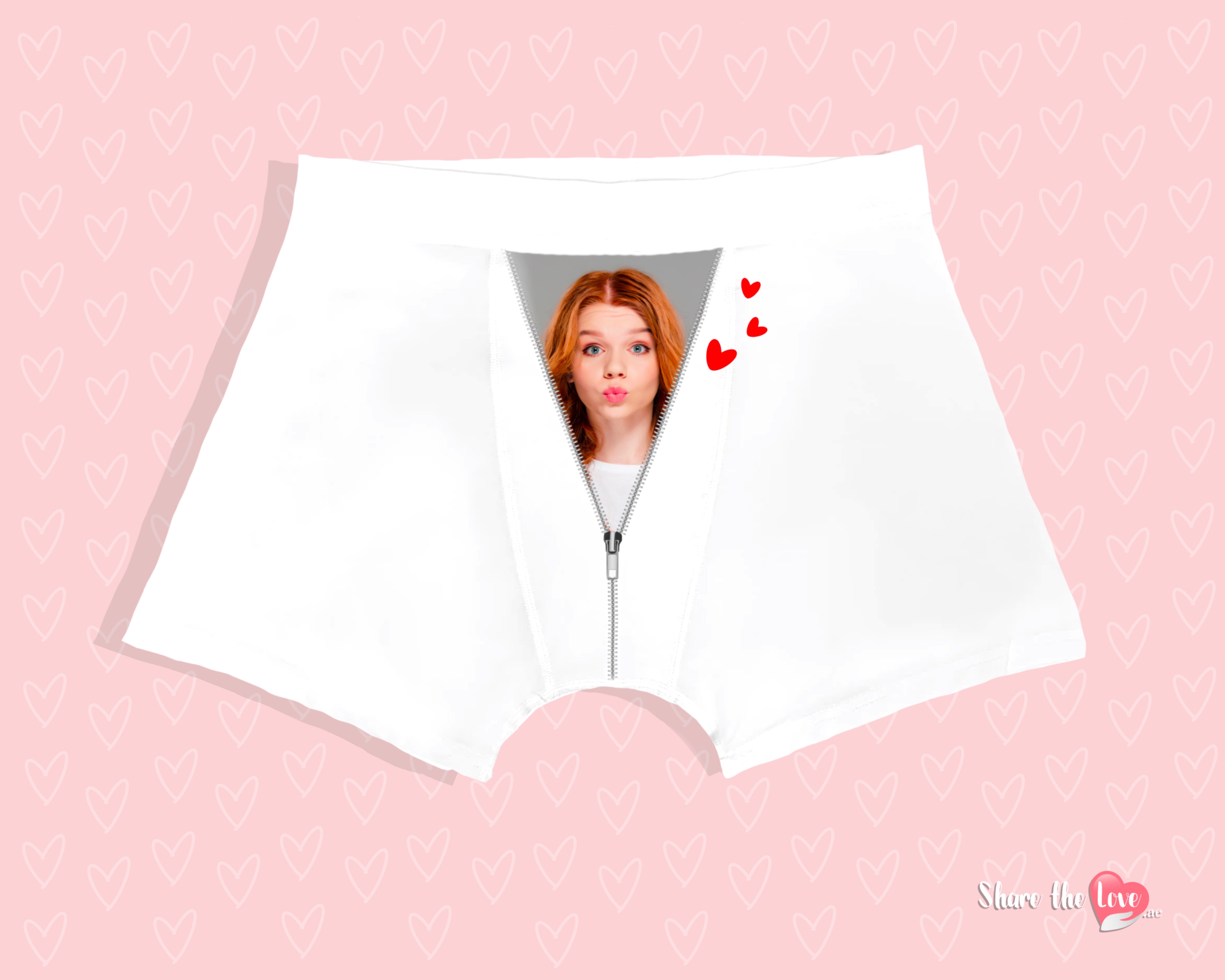 "Zipper" Personalised Mens Boxers