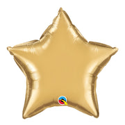 20" Foil Metallic Gold Star